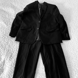 Boys Black Suit, Van Heusen size 14H